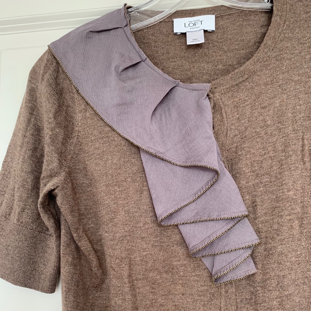 LOFT RUFFLE CARDIGAN - Picture 3 of 5